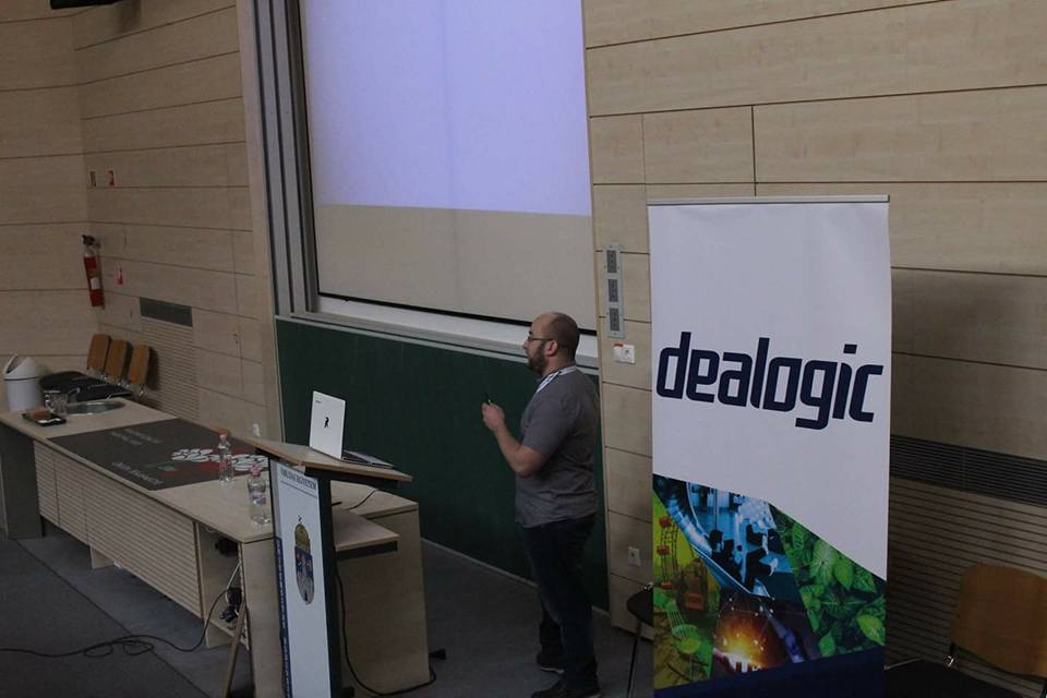 Krisztián workshop közben